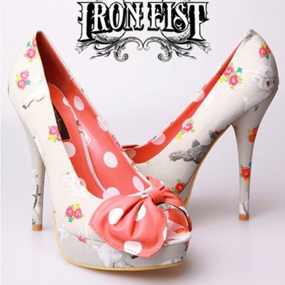Iron fist black sheep platform heels